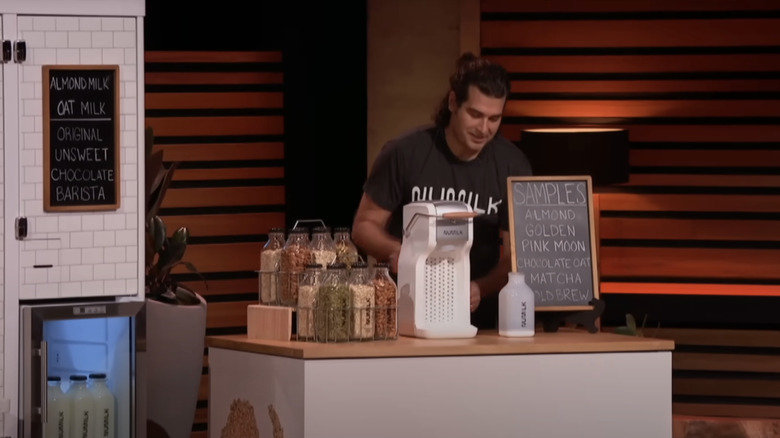 Joe Savino reveals the at-home Numilk machine on Shark Tank