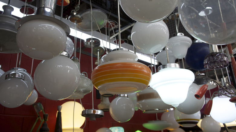 antique lights sold at market