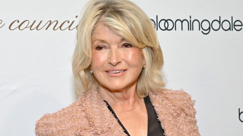 Martha Stewart smiles at an event