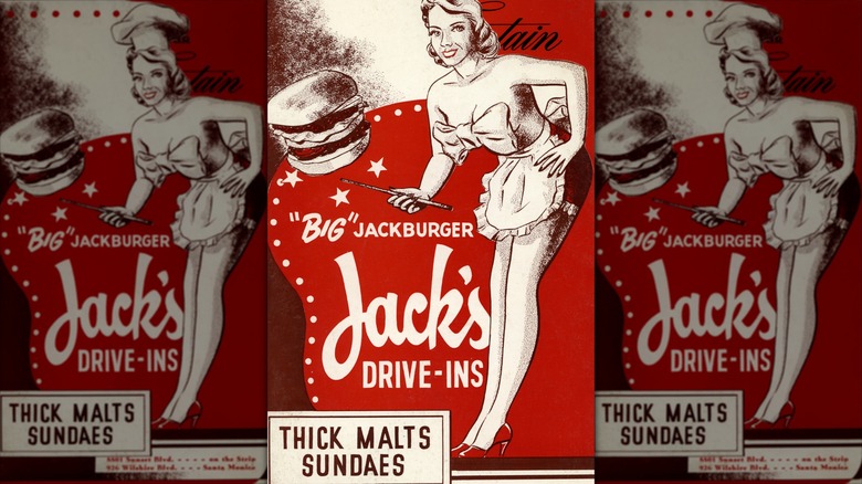 1956 Drive-in Jack's diner menu cover