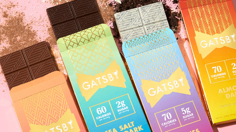 Gatsby chocolate bar line up 