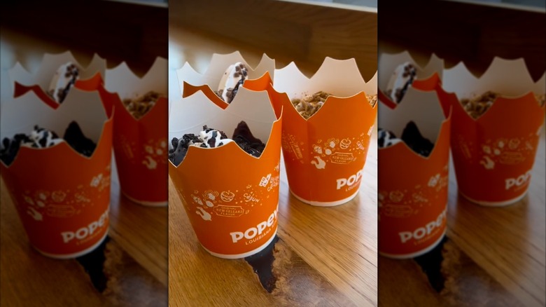 Various Whipz in cups