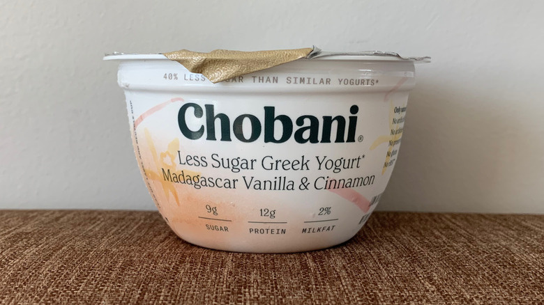 Chobani Less Sugar Madagascar Vanilla & Cinnamon Greek Yogurt
