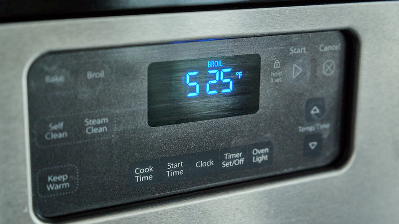 heating the broiler to high