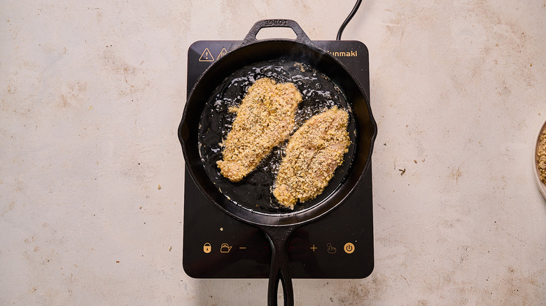 browning chicken iron skillet