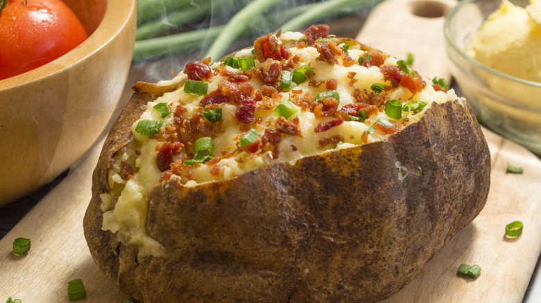 Baked Potato with Toppings