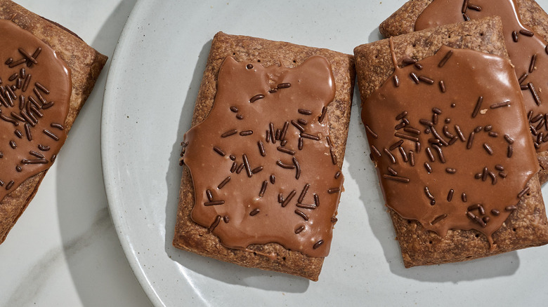 pop tarts on a plate