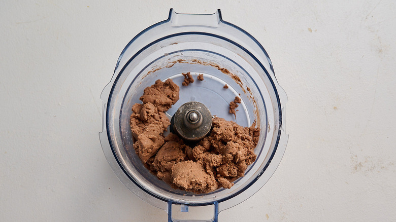 Dough ball in a food processor