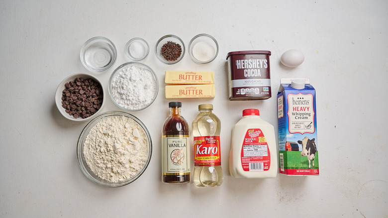 ingredients on a table