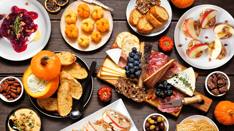 Thanksgiving appetizer spread