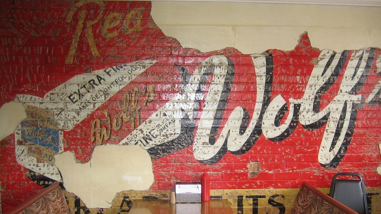 Raising Cane's logo inspiration mural