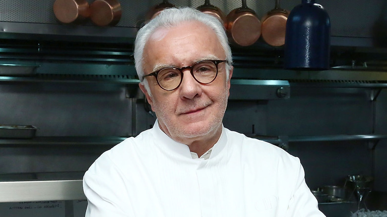 Alain Ducasse in chef's whites