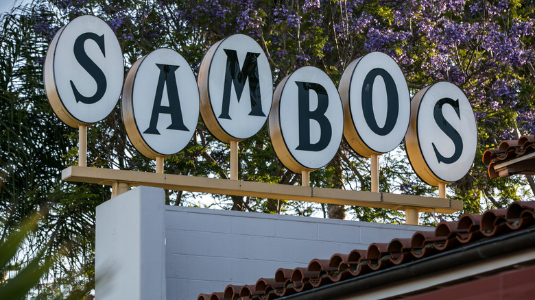 Sambo's original restaurant sign