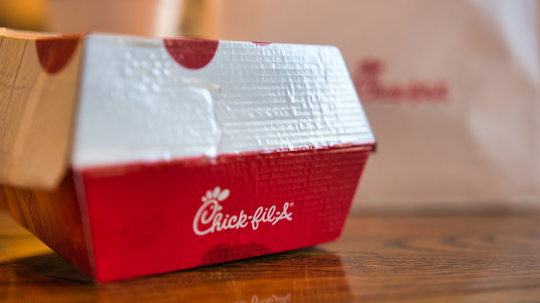 chick-fil-a sandwich in box