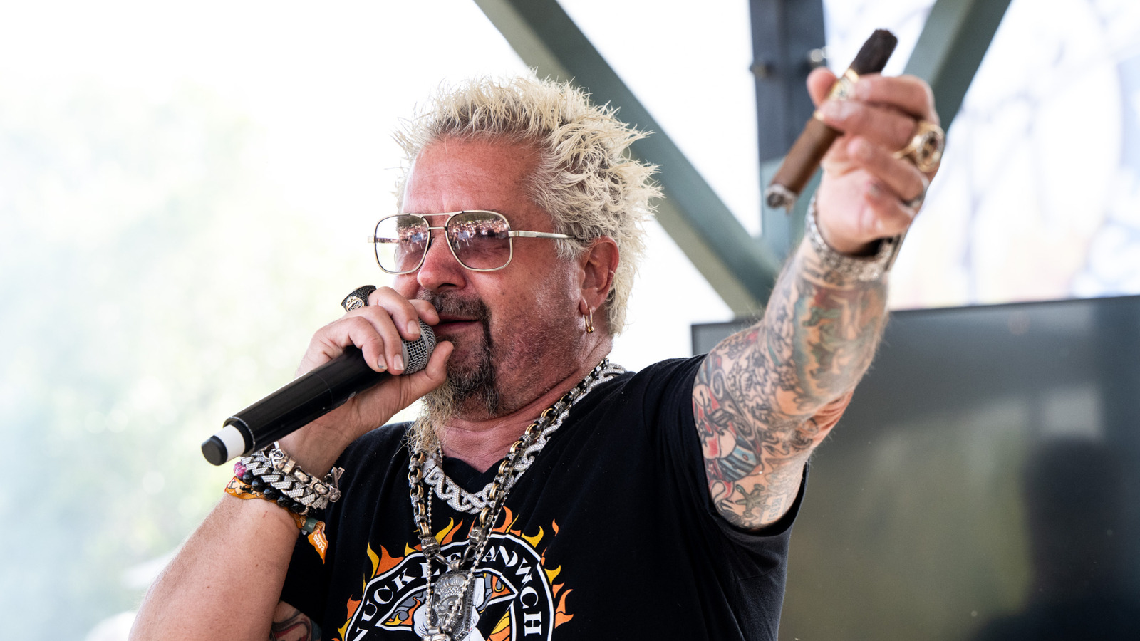 How Guy Fieri Makes His Veggie Burgers Totally One-Of-A-Kind - Tasting Table