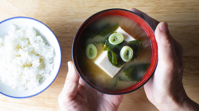 rice and miso soup 