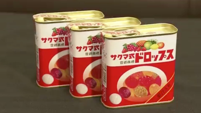 Cans of Sakuma's Drops