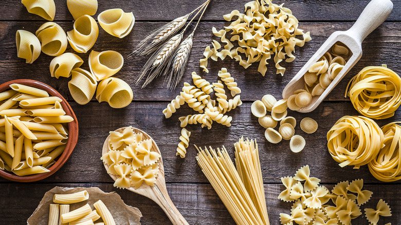 Different Pasta Shapes And Varieties