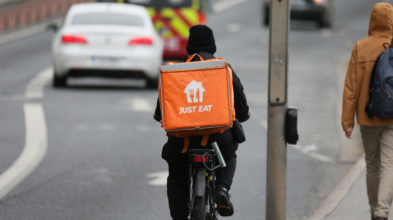 App-based food delivery driver