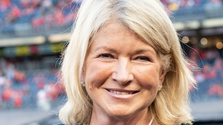 Martha Stewart smiling at event