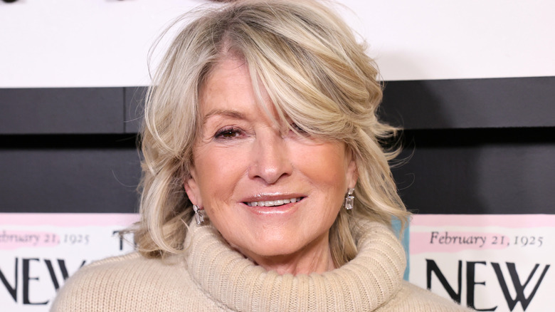 Martha Stewart headshot at award ceremony