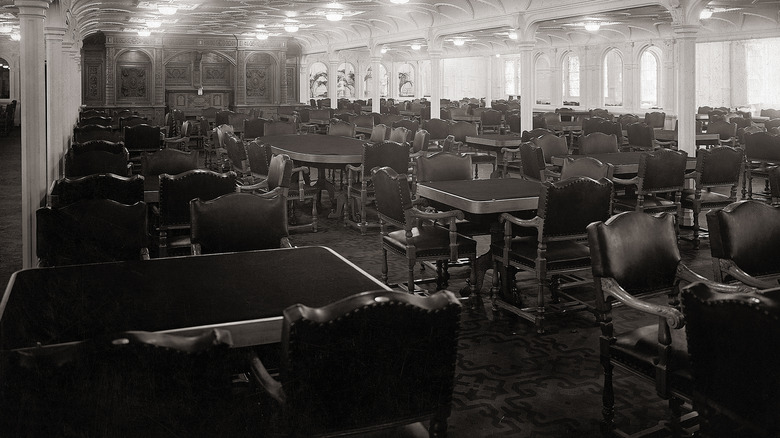 Main dining room of the Titanic