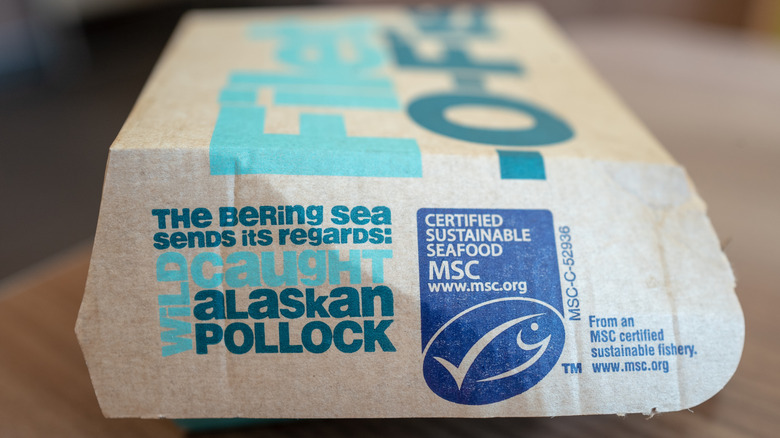 Filet-o-Fish ordering box close-up