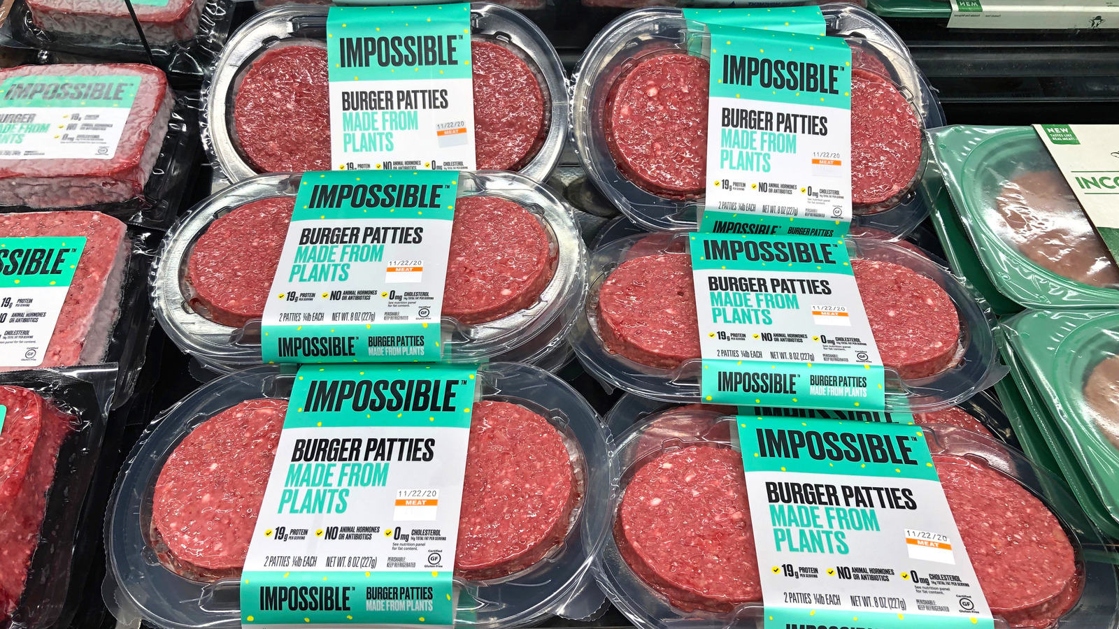 How The Fat Content Of Impossible Burgers Compares To Real Beef