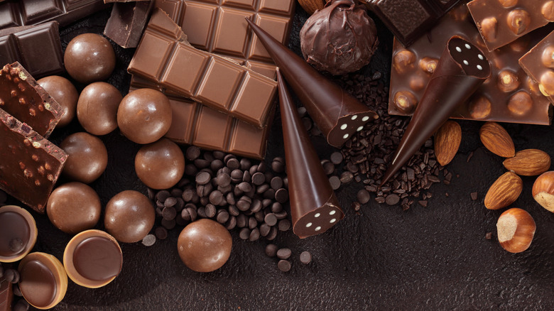 various types of chocolate