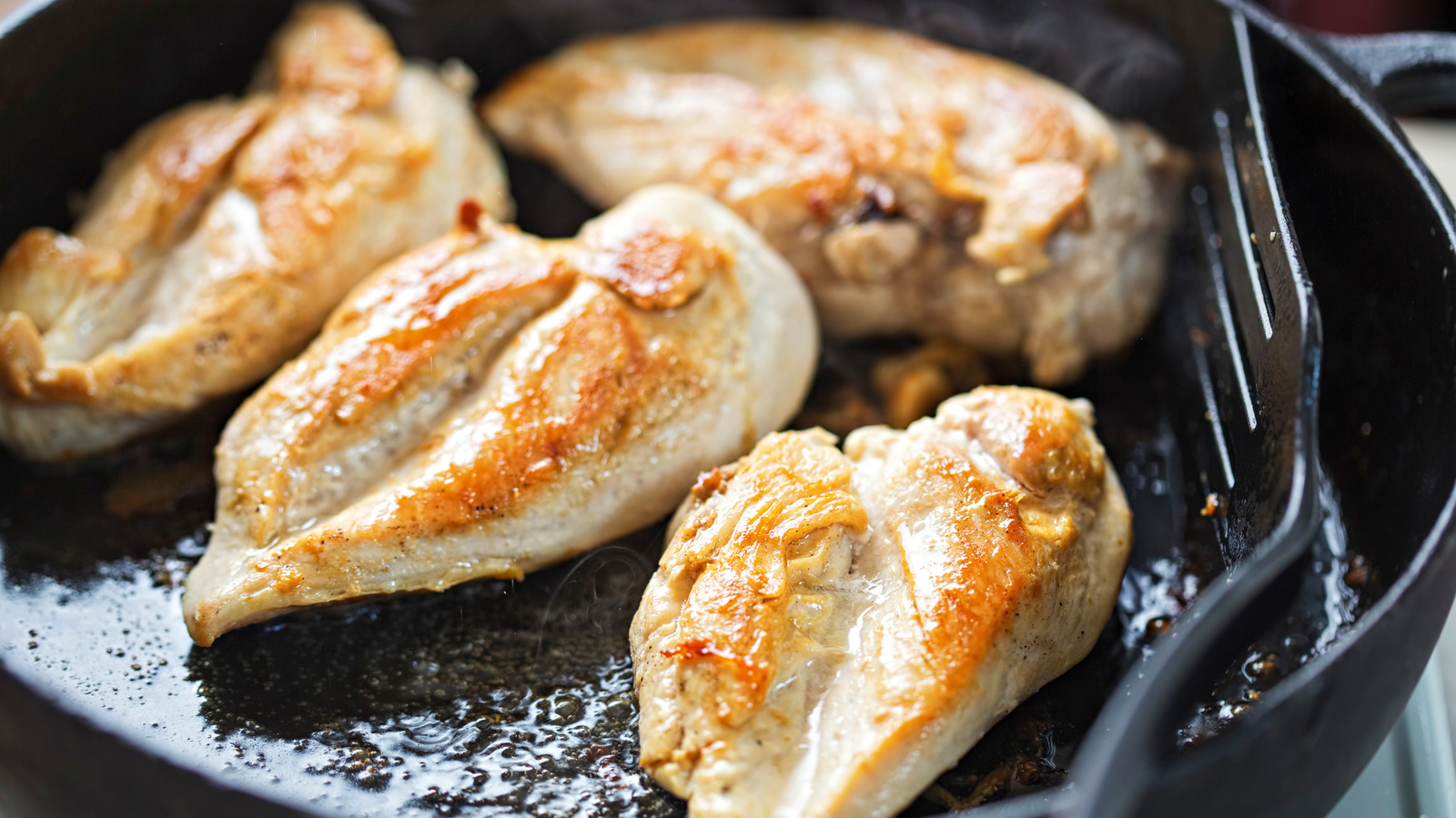 How The Simplest Addition Makes Pan-Cooked Chicken 10X Juicier - Tasting Table