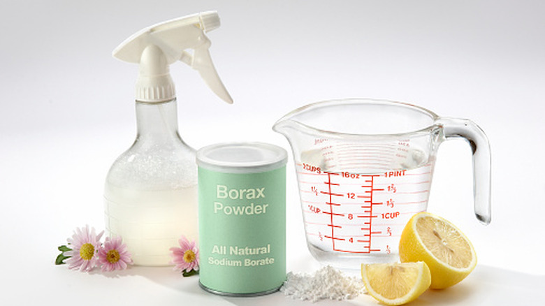 Borax and lemon for kitchen cleaning