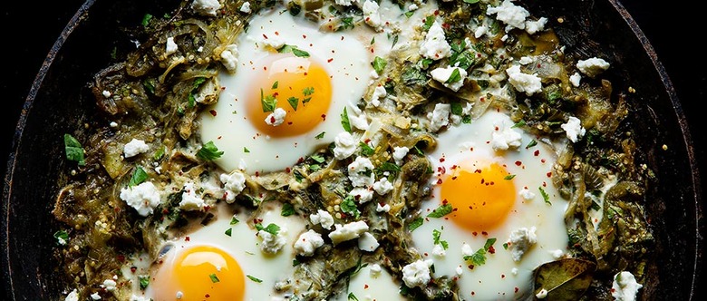 Tomatillo Shakshuka