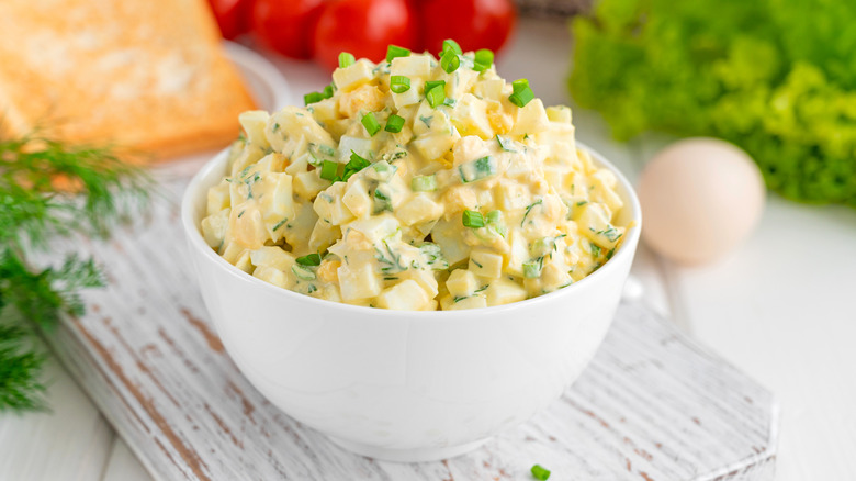 How To Deep-Fry Egg Salad For A Completely New (And Crispy) Dish