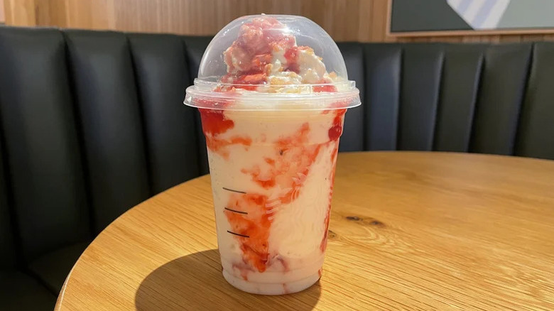 Strawberry Cookie Frappuccino from Starbucks