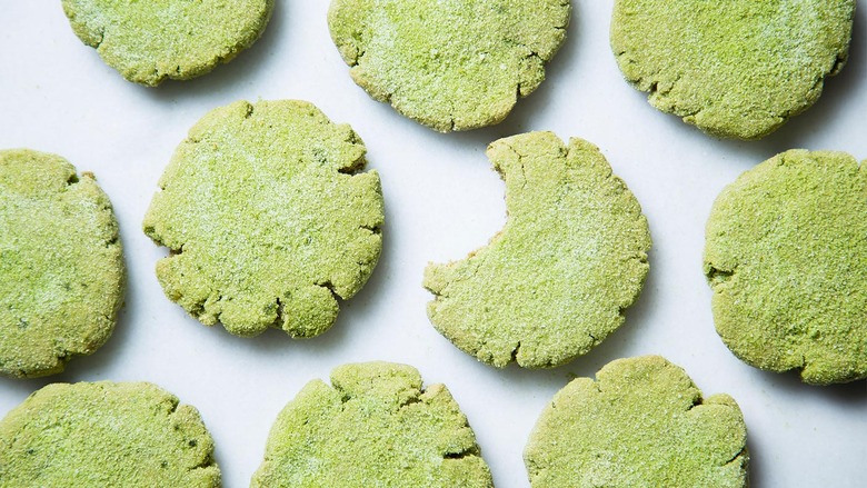 Matcha Gingerbread Cookies