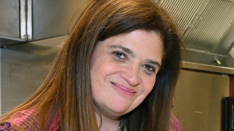 Alex Guarnaschelli smiling at event