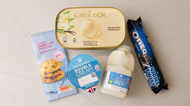 cookies and cream milkshake ingredients