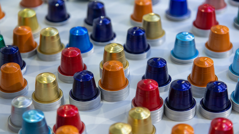 Assorted Nespresso pods