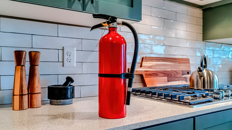 How To Pick The Right Fire Extinguisher For Your Kitchen (And Find It At Walmart Affordably)