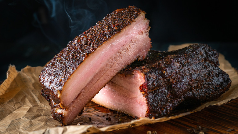 Brisket on butcher's paper