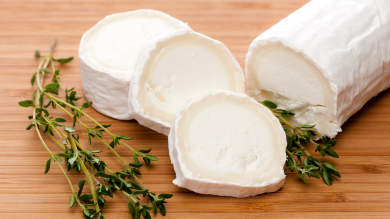 goat cheese with thyme