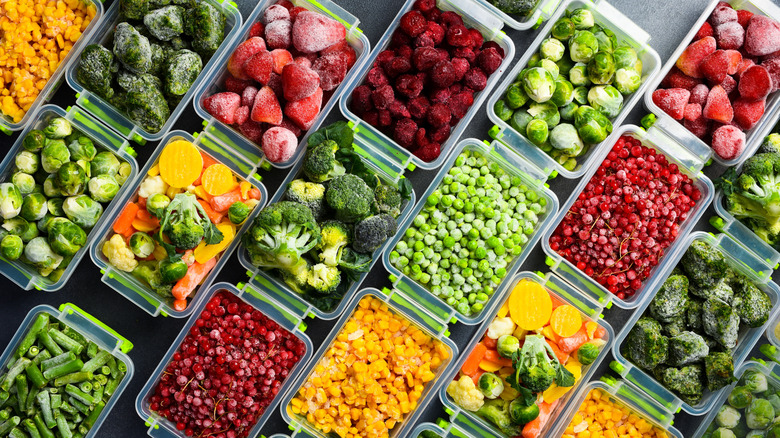 frozen fruits and vegetables