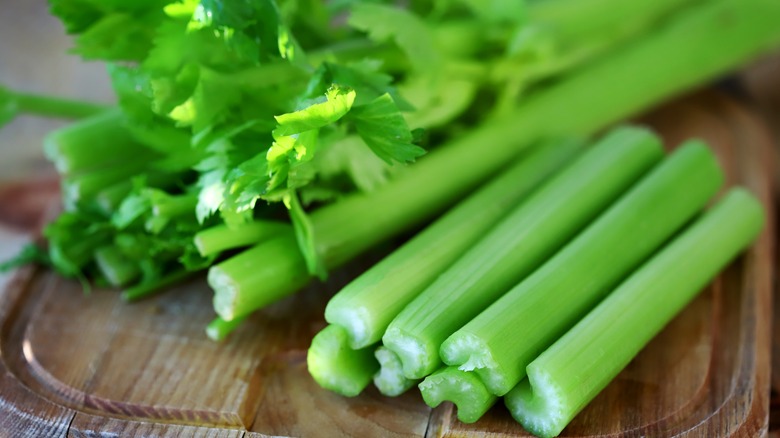 fresh celery on board
