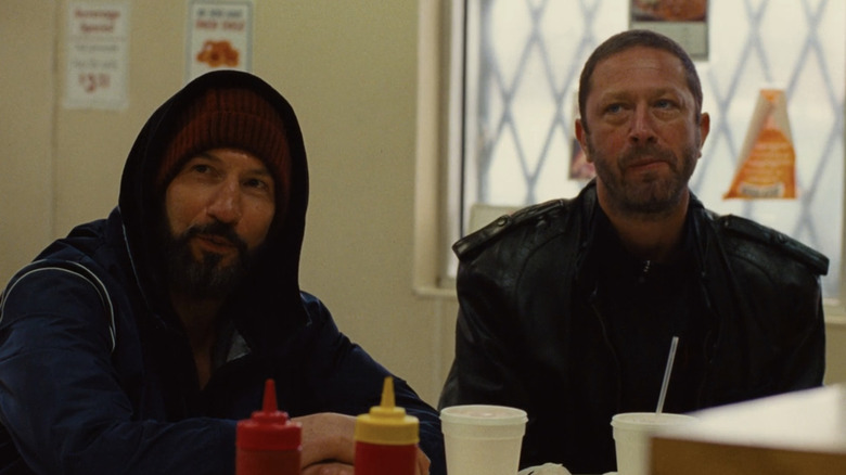 Richie Jerimovich and Mikey Berzatto at a diner on Gary (2026)