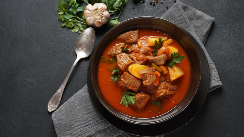 prepared Hungarian goulash