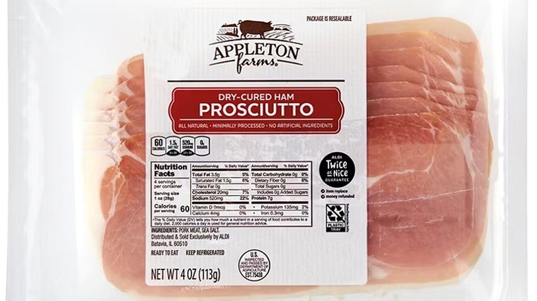 Appleton Farms prosciutto package