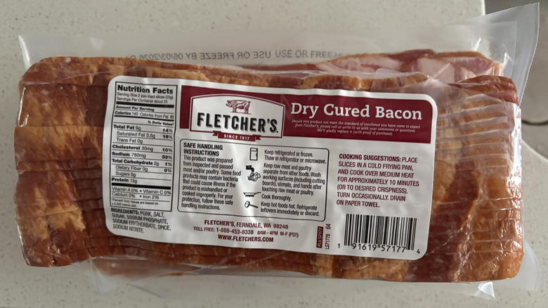 Fletcher's dry cured bacon