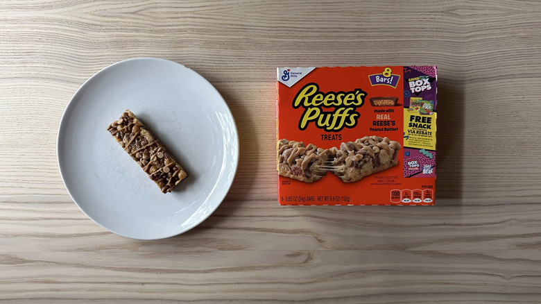 Reese's Puffs Treat on white plate