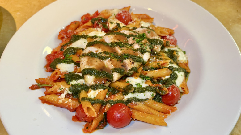 Tomato Basil Pasta with chicken