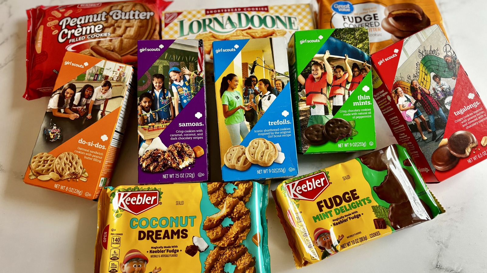I Tried 5 Girl Scout Cookies And Their Dupes To See Which Is Better - Tasting Table